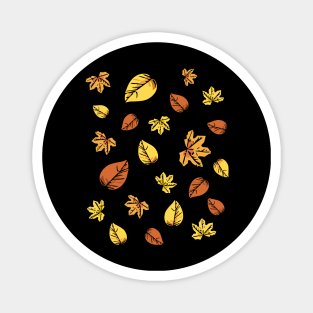 Autumn Leaf collage Magnet